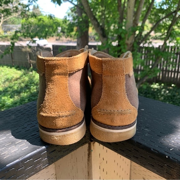 Wolverine 1883 Men’s Leather / Textile Chukka Shoes Brown‎ & Tan Size 9.5 - Picture 4 of 8